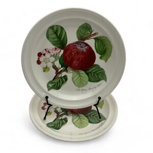 Portmeirion Pomona The Hoary Morning Apple Salad Plates 8.5 in. Discontinued